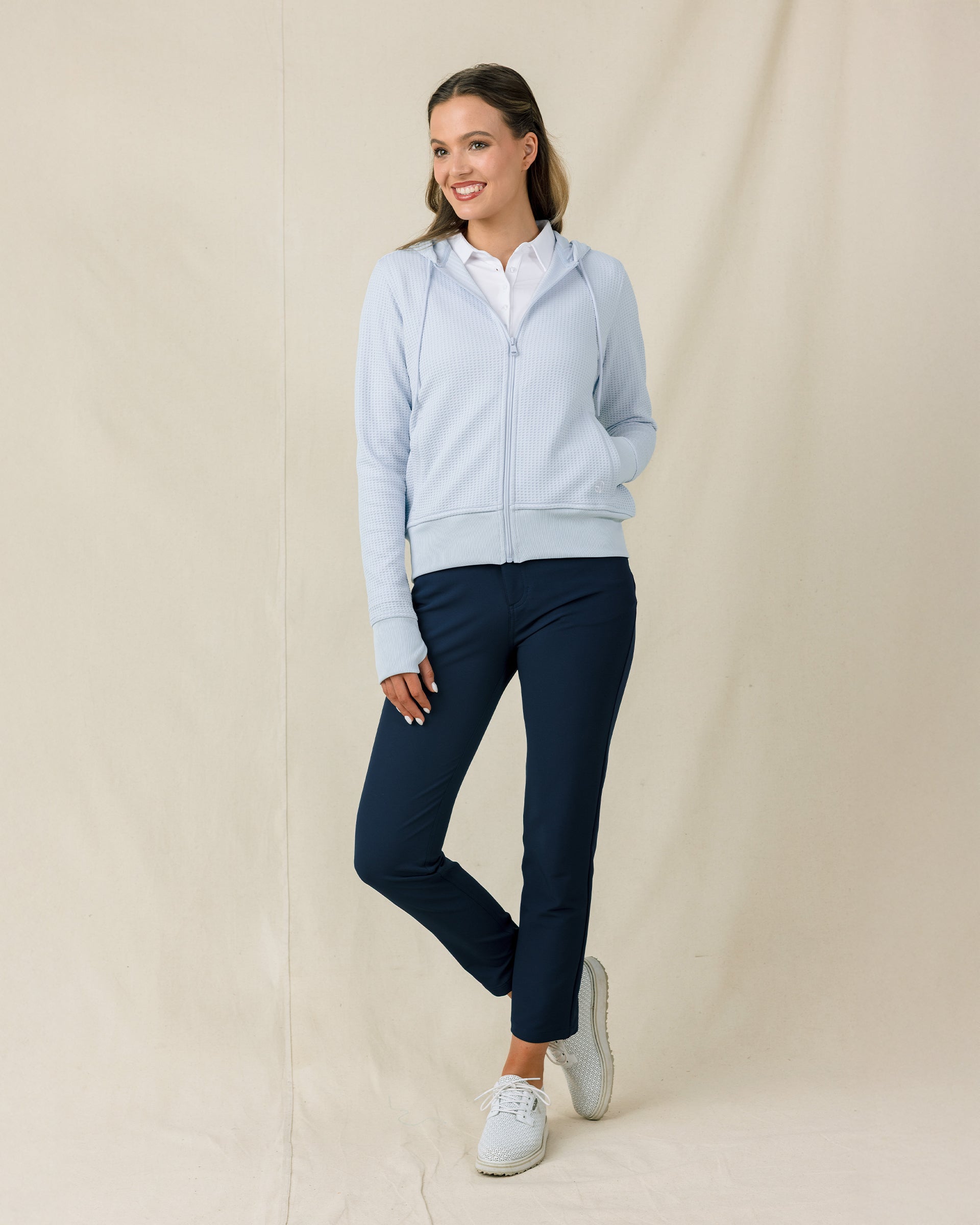 Straight Down Eliza Hoodie - Lake