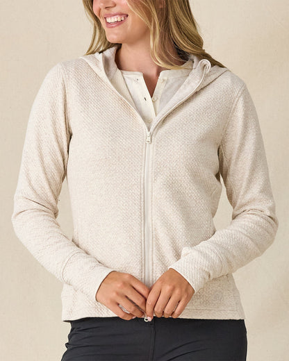 Straight Down Highland Hooded Jacket - Oatmeal Heather
