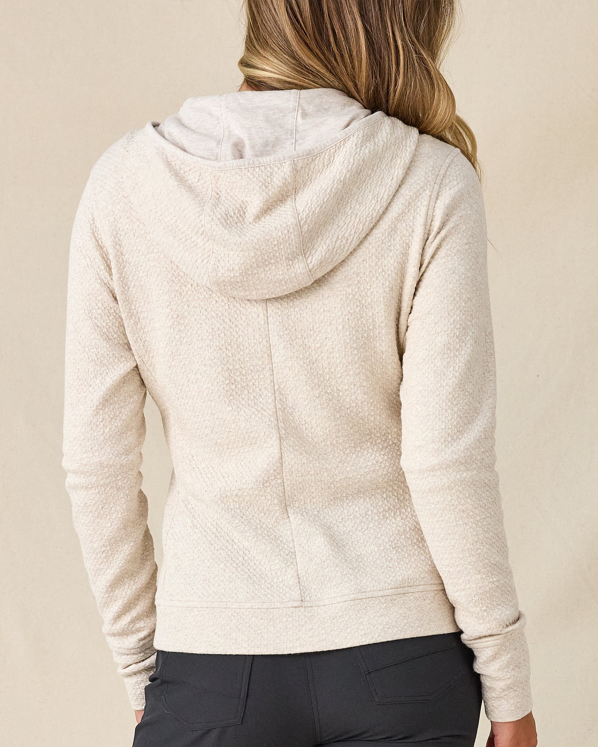Straight Down Highland Hooded Jacket - Oatmeal Heather