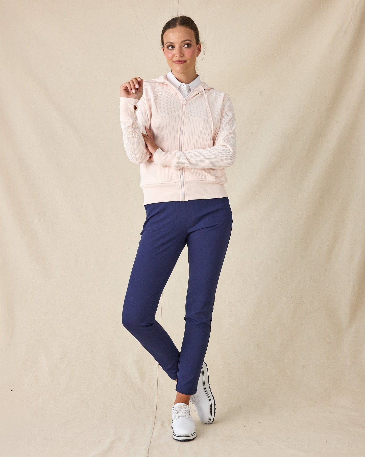 Straight Down Eliza Hoodie - Pearl