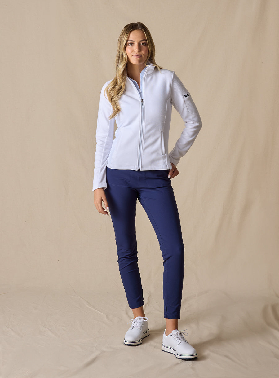 Straight Down Swing Jacket - White
