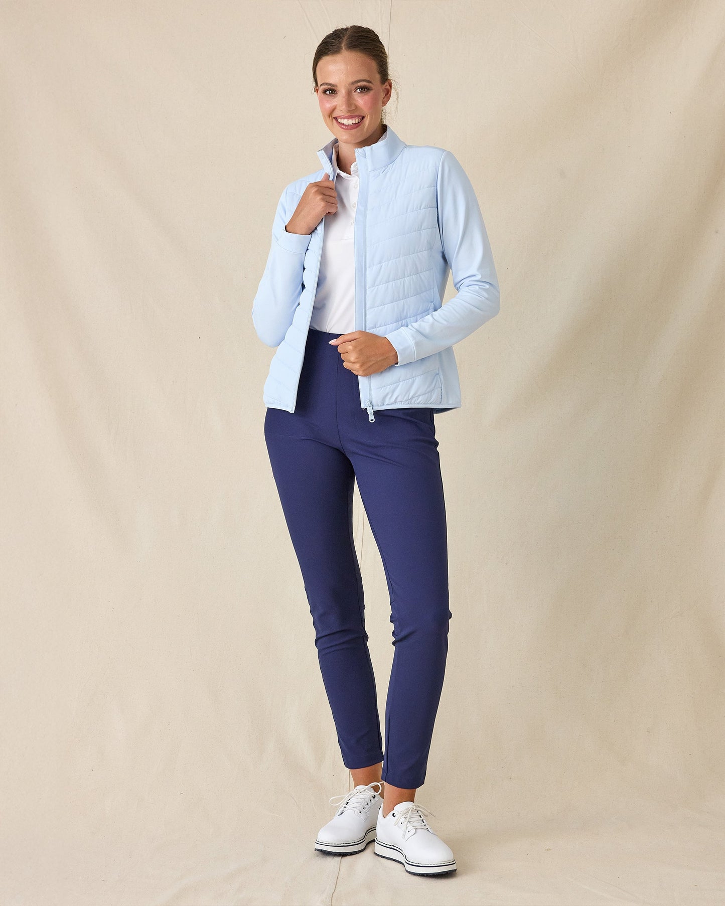 Straight Down Ida Hybrid Jacket - Lake
