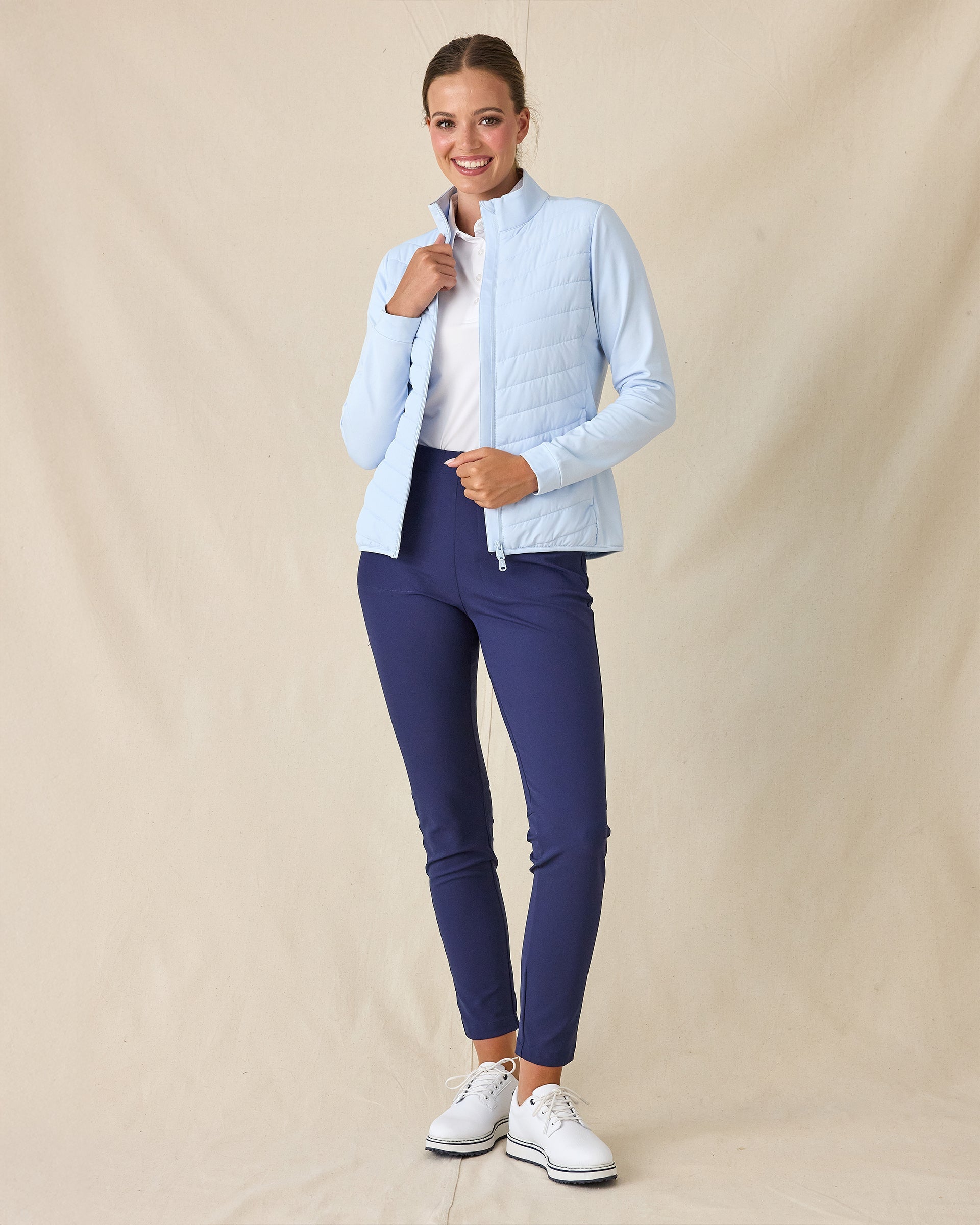 Straight Down Ida Hybrid Jacket - Lake
