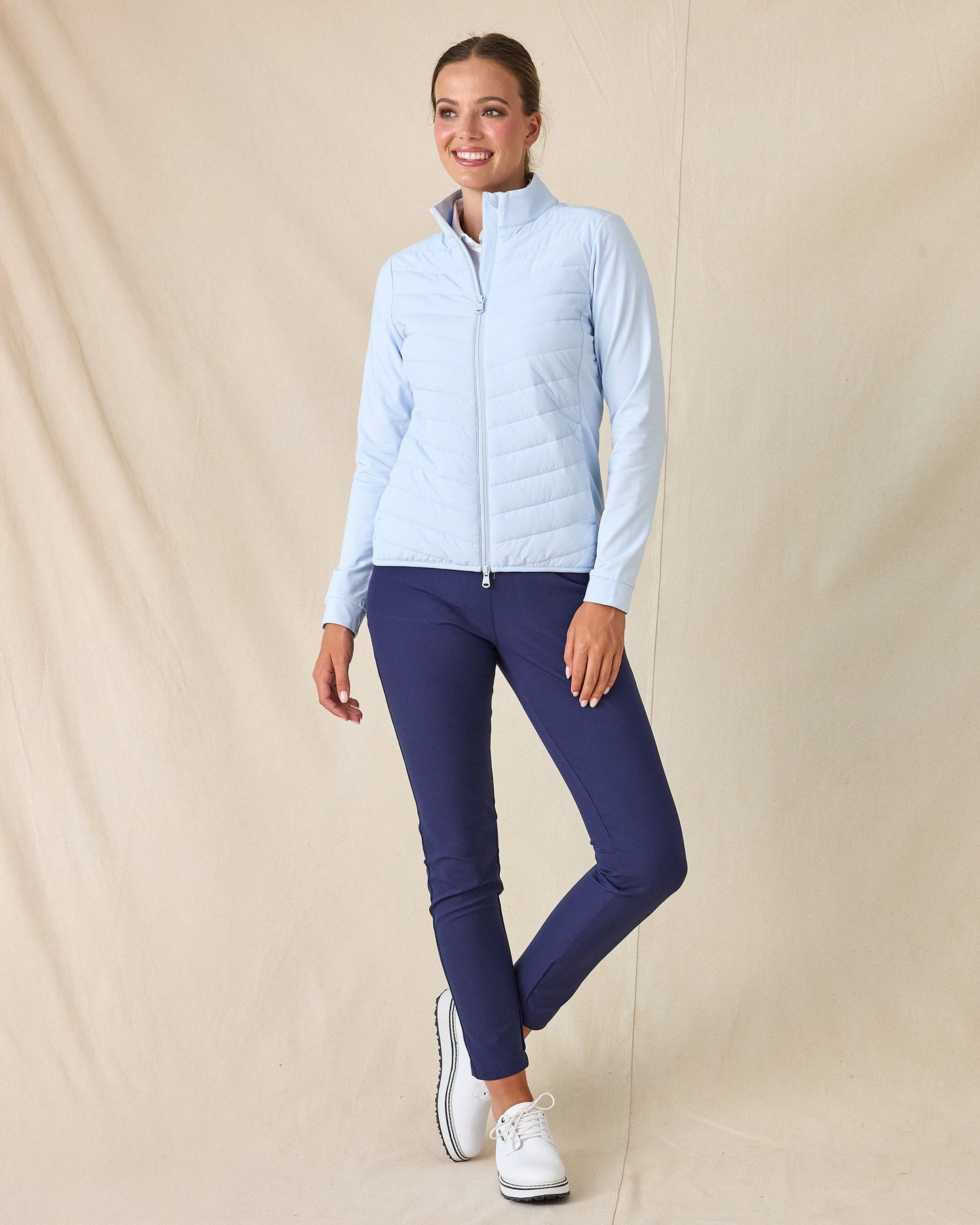 Straight Down Ida Hybrid Jacket - Lake