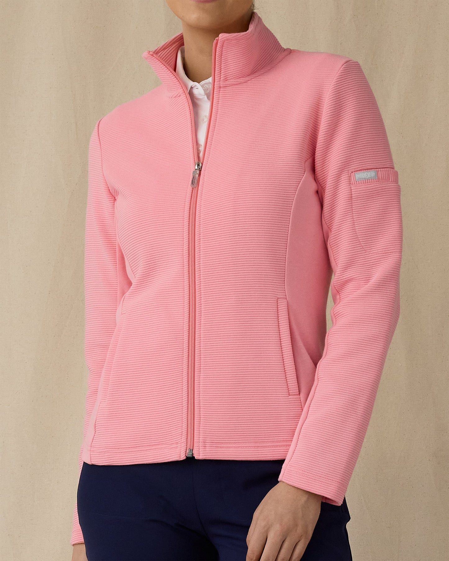 Straight Down Swing Jacket - Geranium