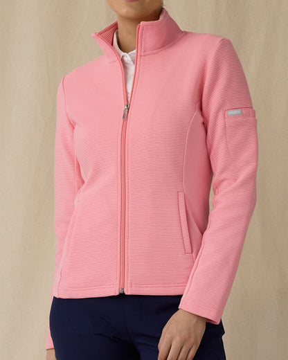 Straight Down Swing Jacket - Geranium