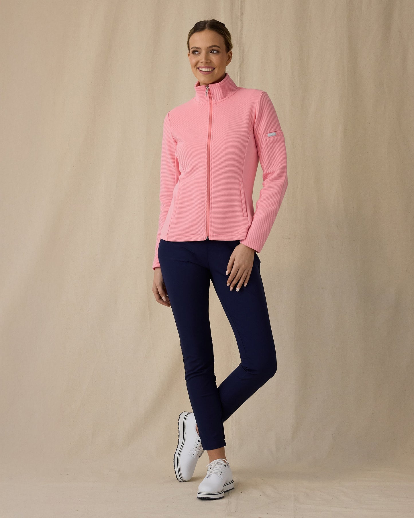 Straight Down Swing Jacket - Geranium
