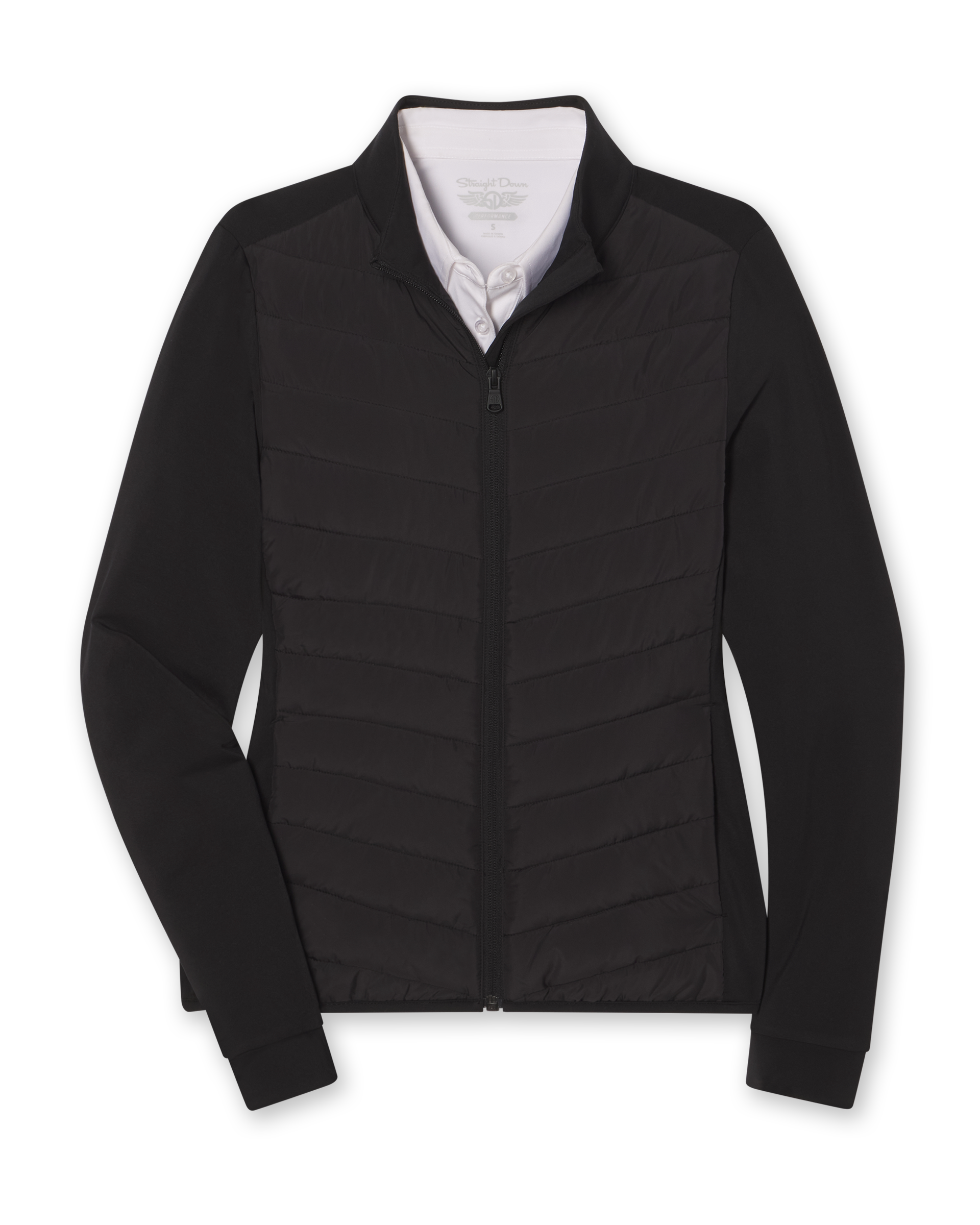 Straight Down Ida Hybrid Jacket - Black