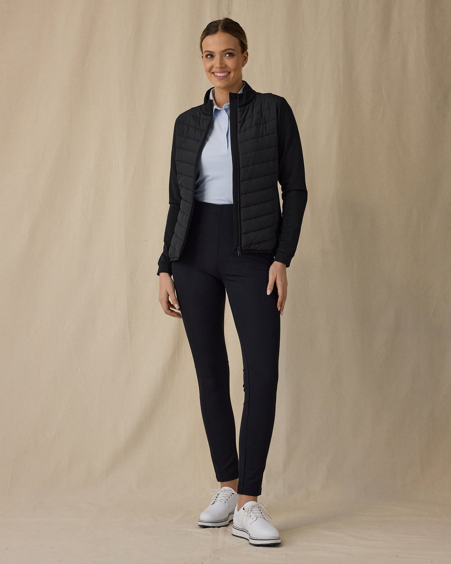 Straight Down Ida Hybrid Jacket - Black