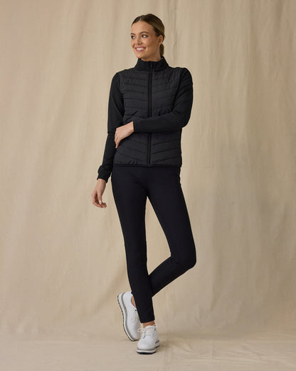 Straight Down Ida Hybrid Jacket - Black