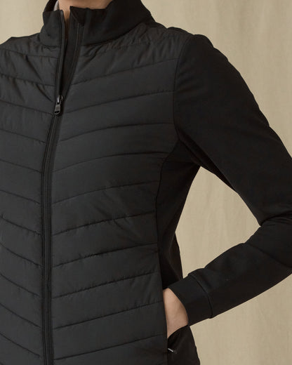 Straight Down Ida Hybrid Jacket - Black