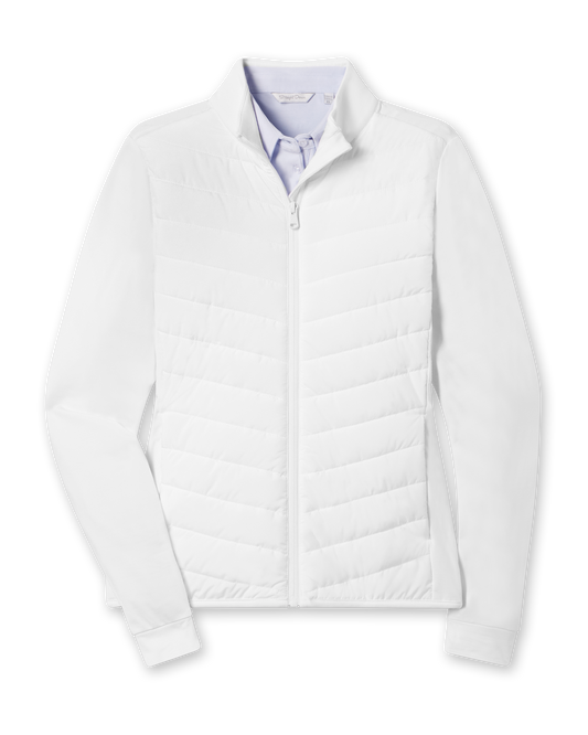 Straight Down Ida Hybrid Jacket - White