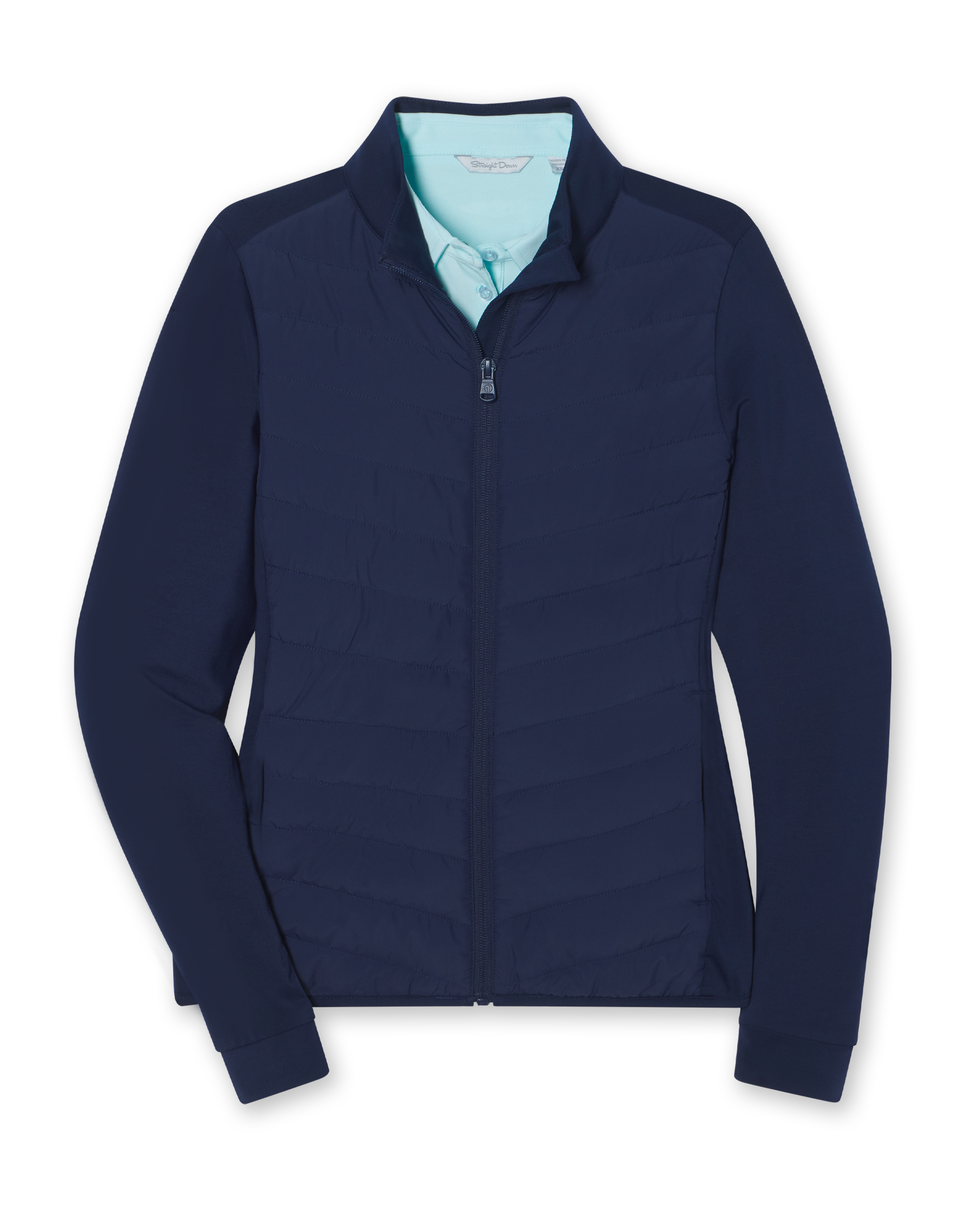 Straight Down Ida Hybrid Jacket - New Indigo