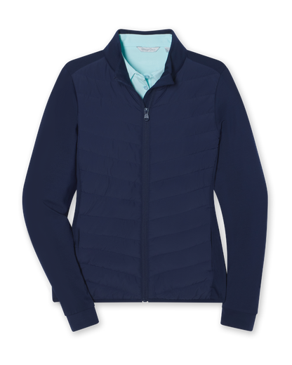 Straight Down Ida Hybrid Jacket - New Indigo