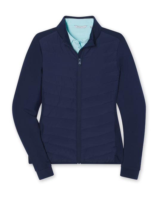 Straight Down Ida Hybrid Jacket - New Indigo