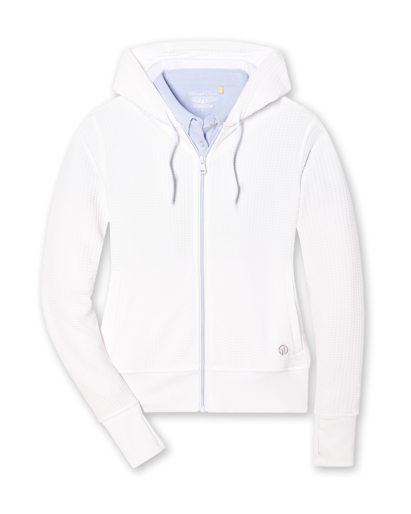 Straight Down Eliza Hoodie - White