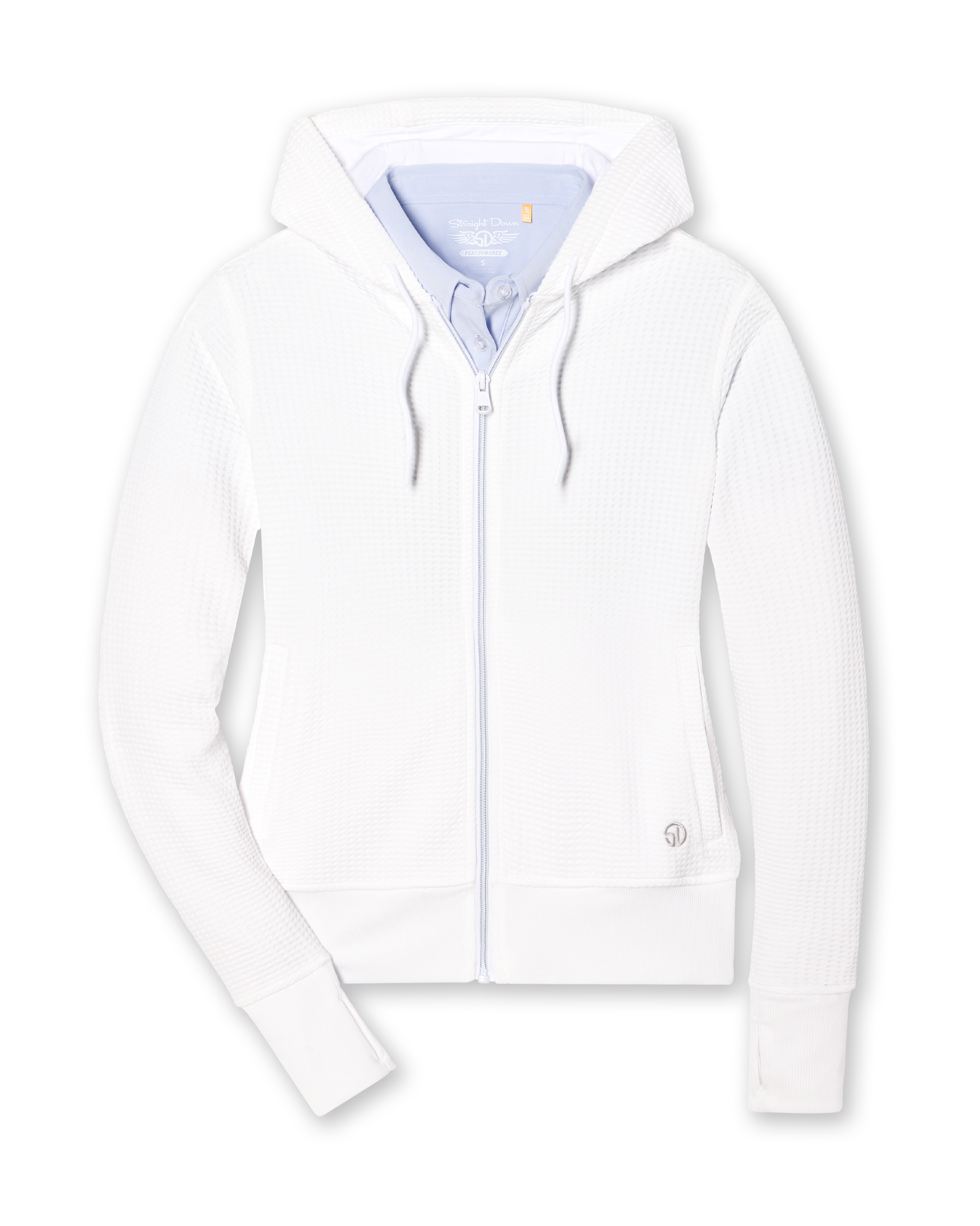 Straight Down Eliza Hoodie - White