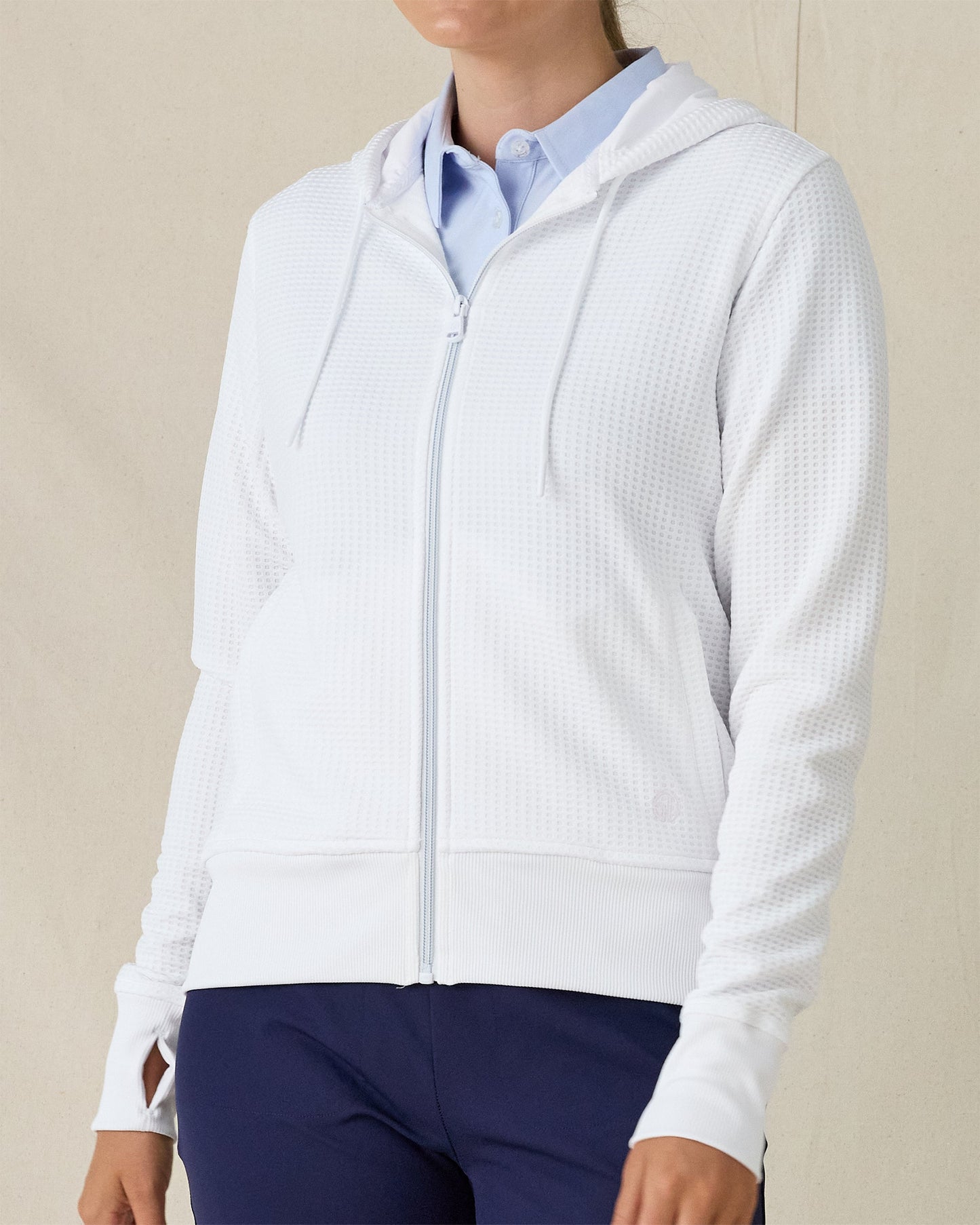 Straight Down Eliza Hoodie - White