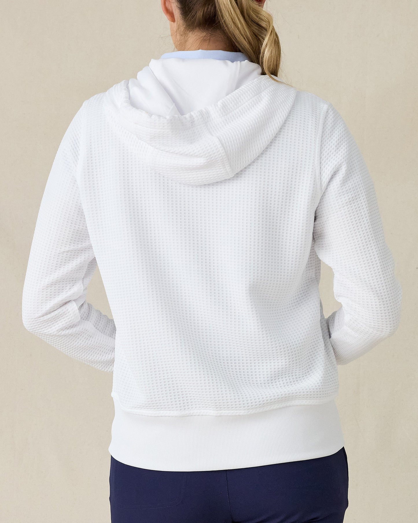 Straight Down Eliza Hoodie - White
