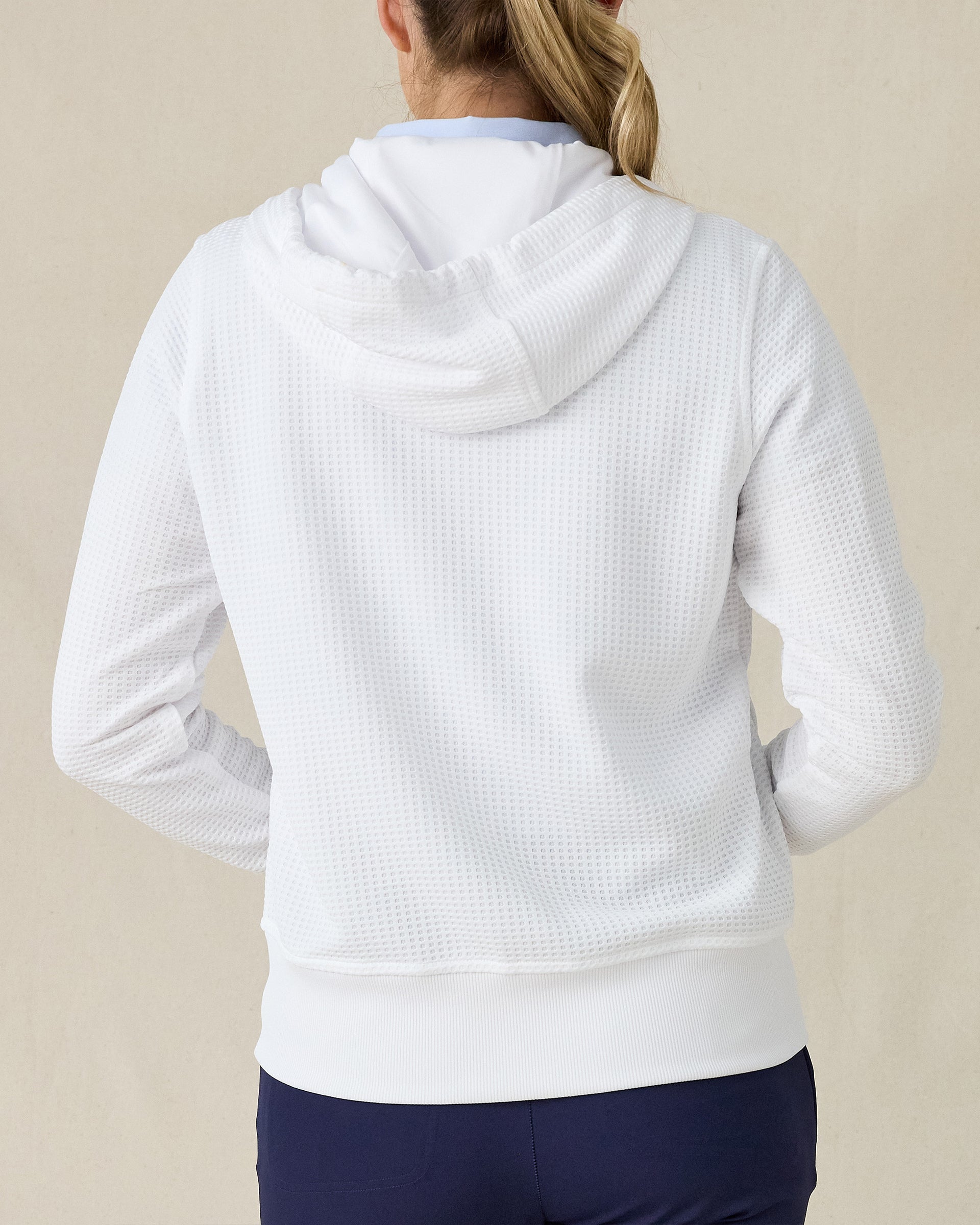 Straight Down Eliza Hoodie - White