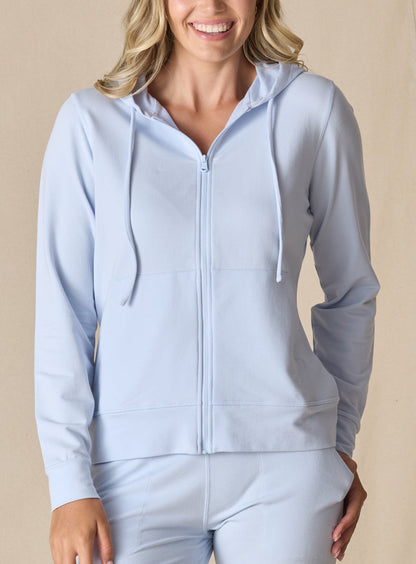 Straight Down Mesa Hooded Jacket - Powder