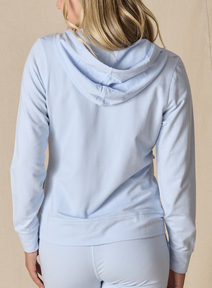 Straight Down Mesa Hooded Jacket - Powder