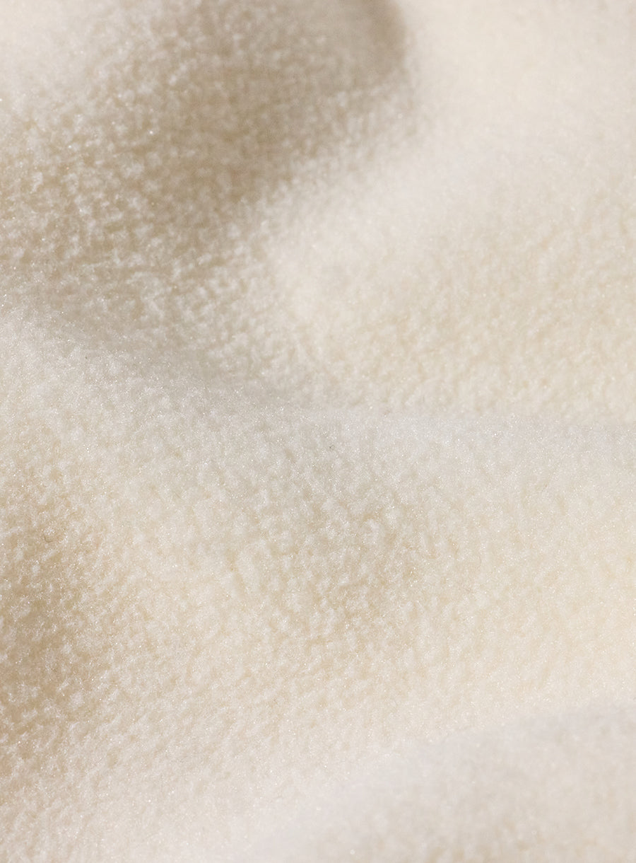 Straight Down Laurel Hybrid Fleece Jacket - Cream