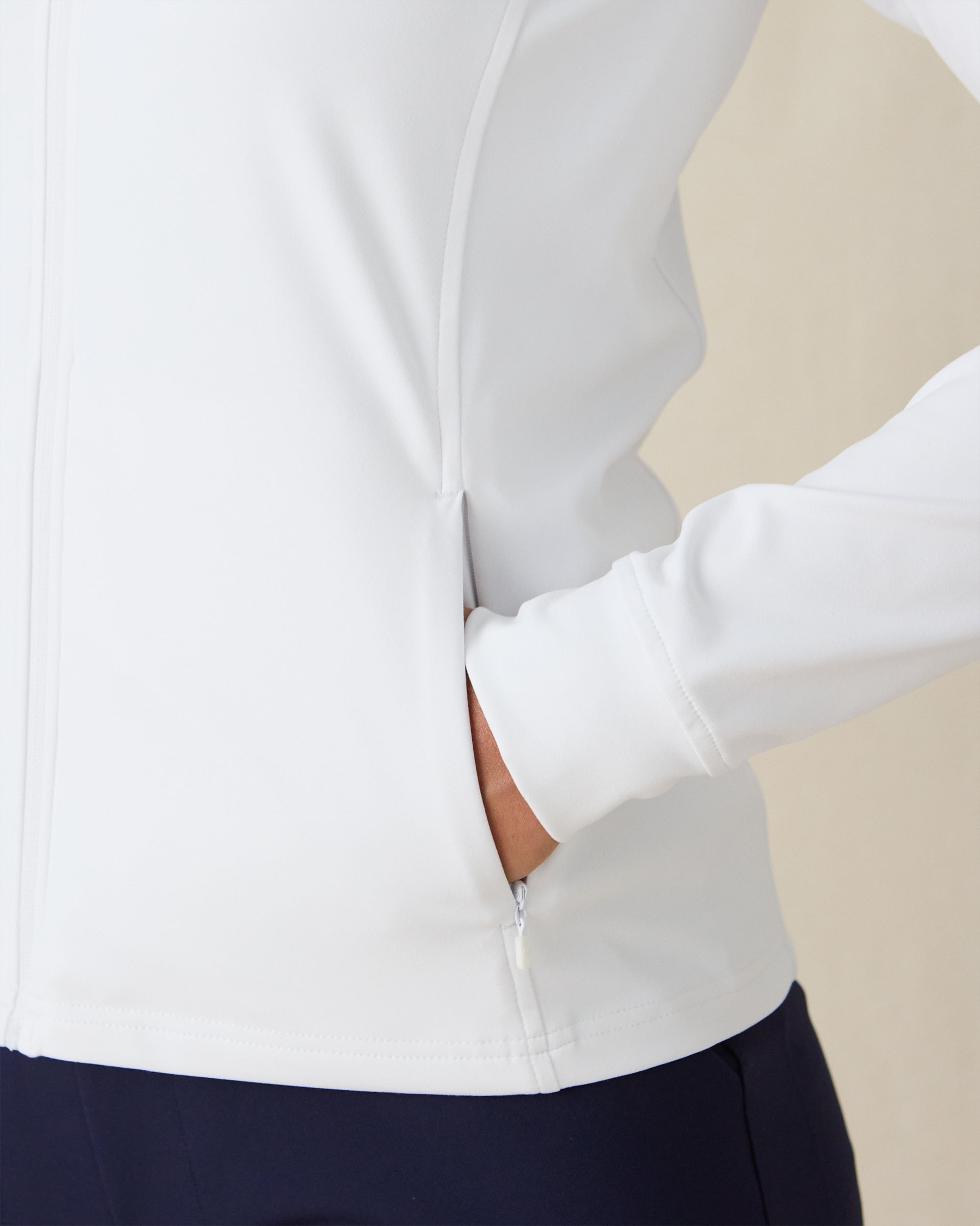Straight Down Eirene Jacket - White