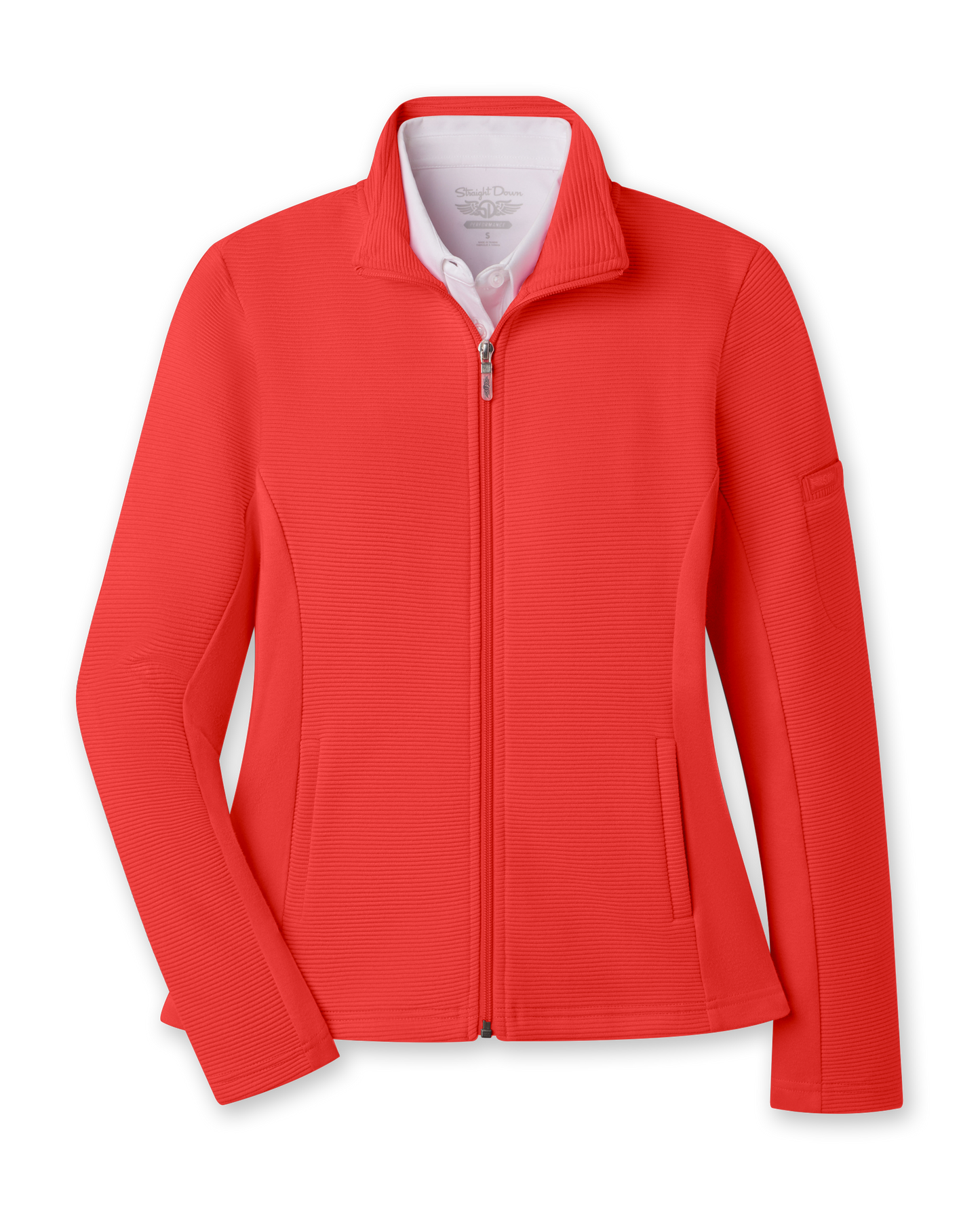 Straight Down Swing Jacket - Flag Red
