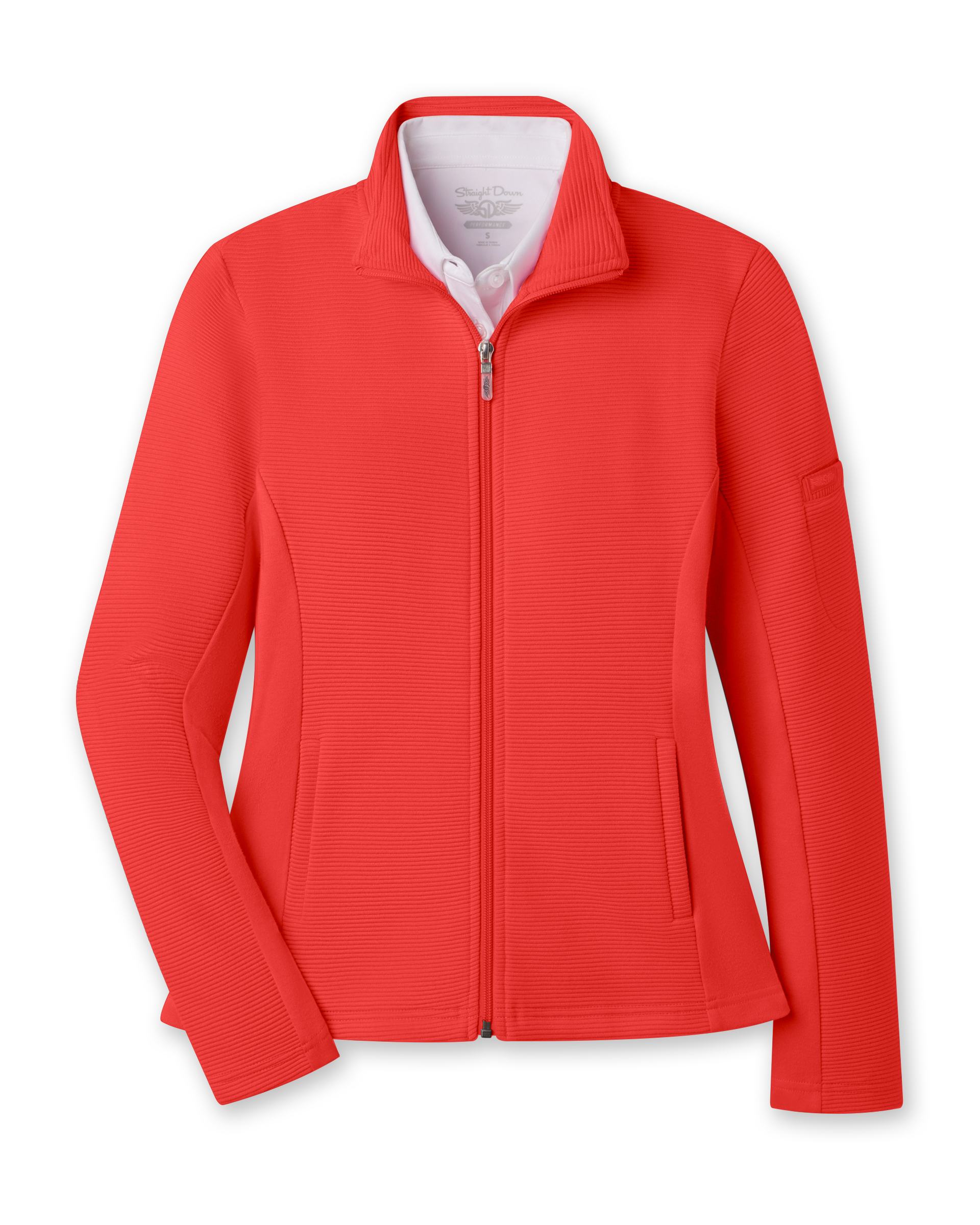 Straight Down Swing Jacket - Flag Red