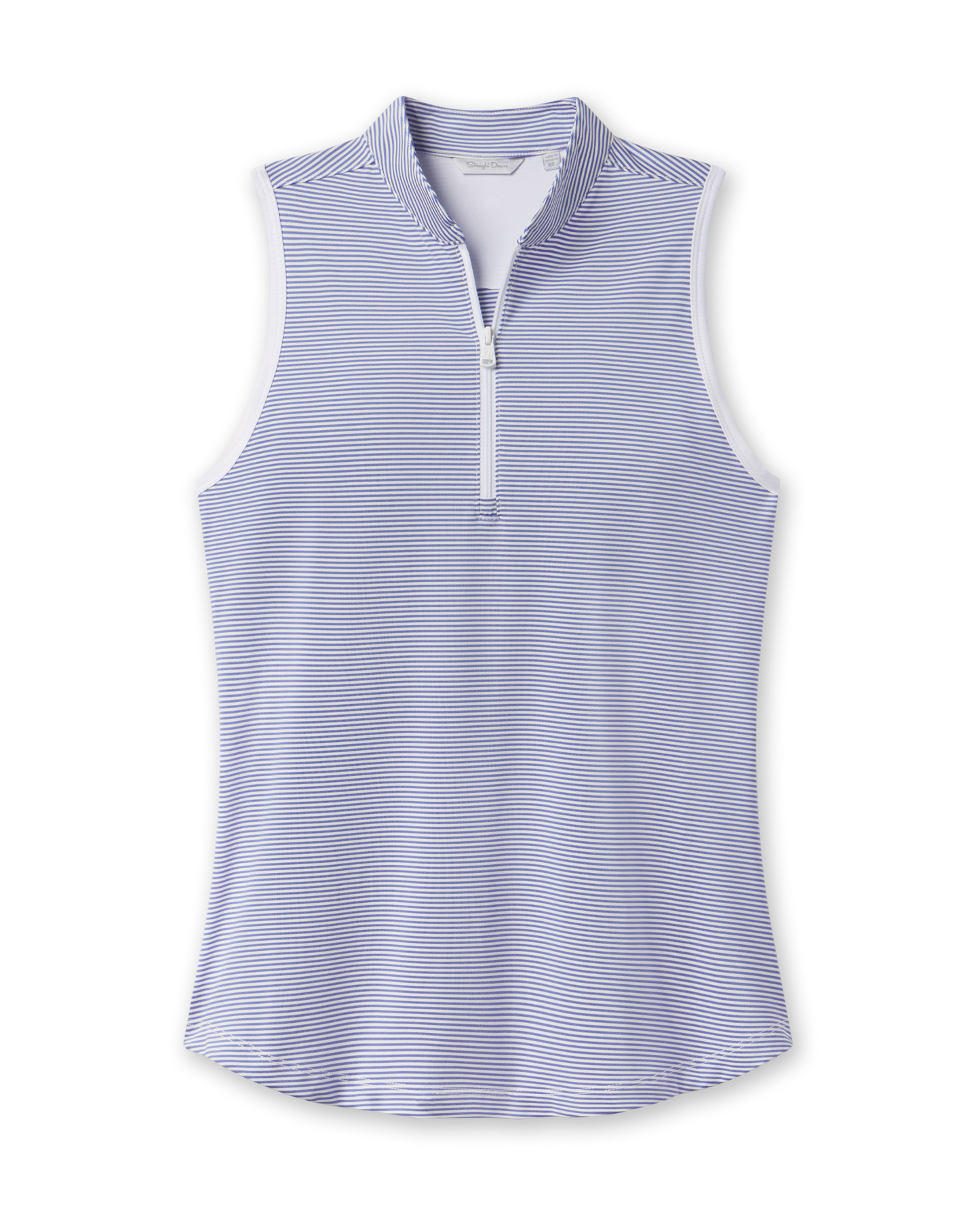 Straight Down Georgia Stripe Sleeveless Polo - Tidal