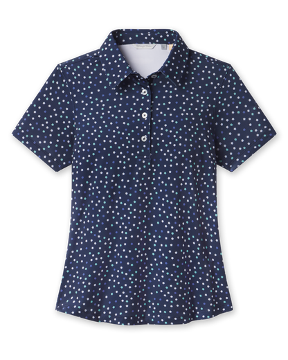 Straight Down Sprinkles Polo - New Indigo