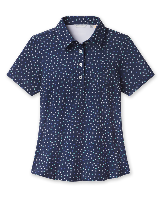 Straight Down Sprinkles Polo - New Indigo