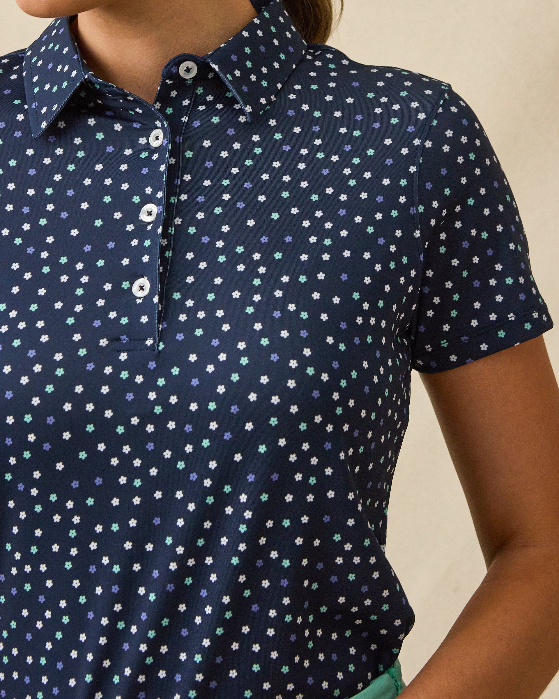Straight Down Sprinkles Polo - New Indigo