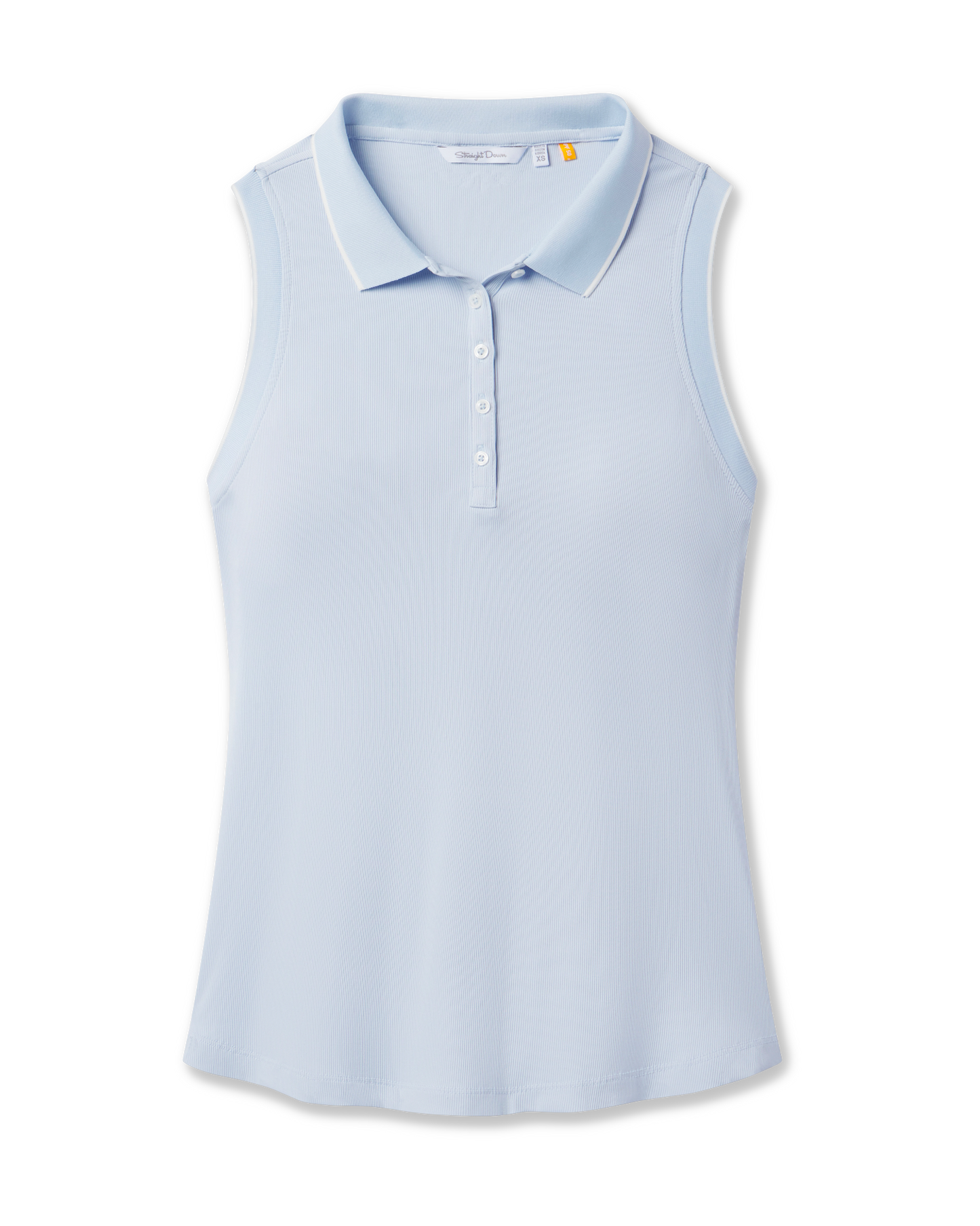Straight Down Sami Sleeveless Polo - Lake
