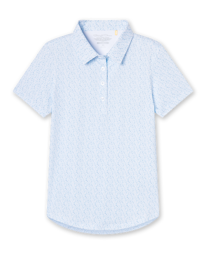 Straight Down Dog Mom Polo - Coastal