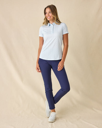 Straight Down Dog Mom Polo - Coastal