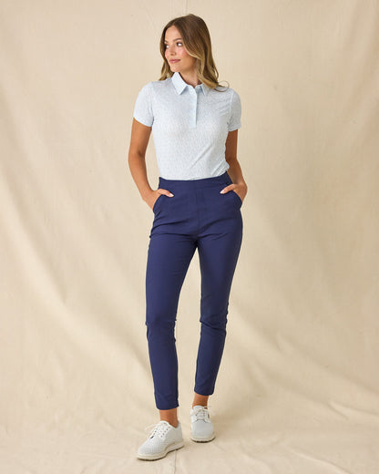 Straight Down Dog Mom Polo - Coastal