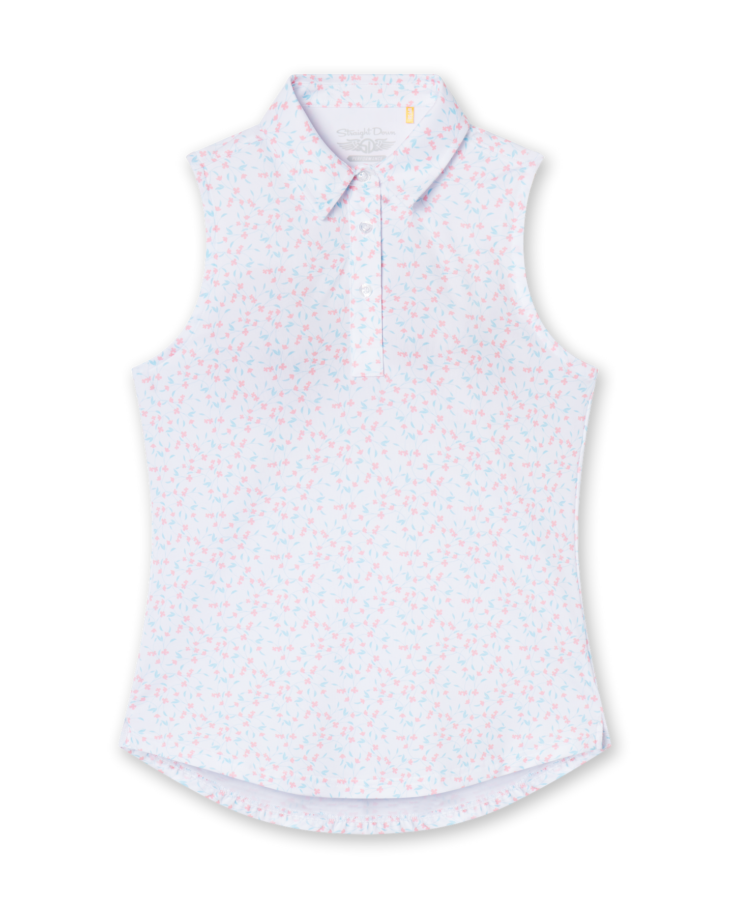 Straight Down Valerie Sleeveless Polo - Spritz