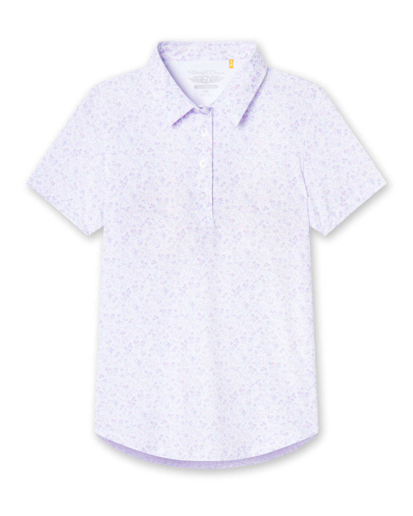 Straight Down Kokomo Polo - White