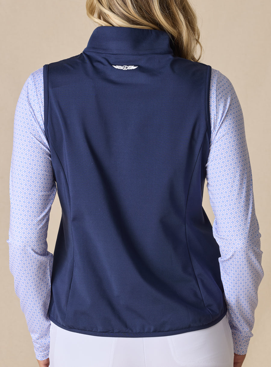 Straight Down Hestia Vest - New Indigo