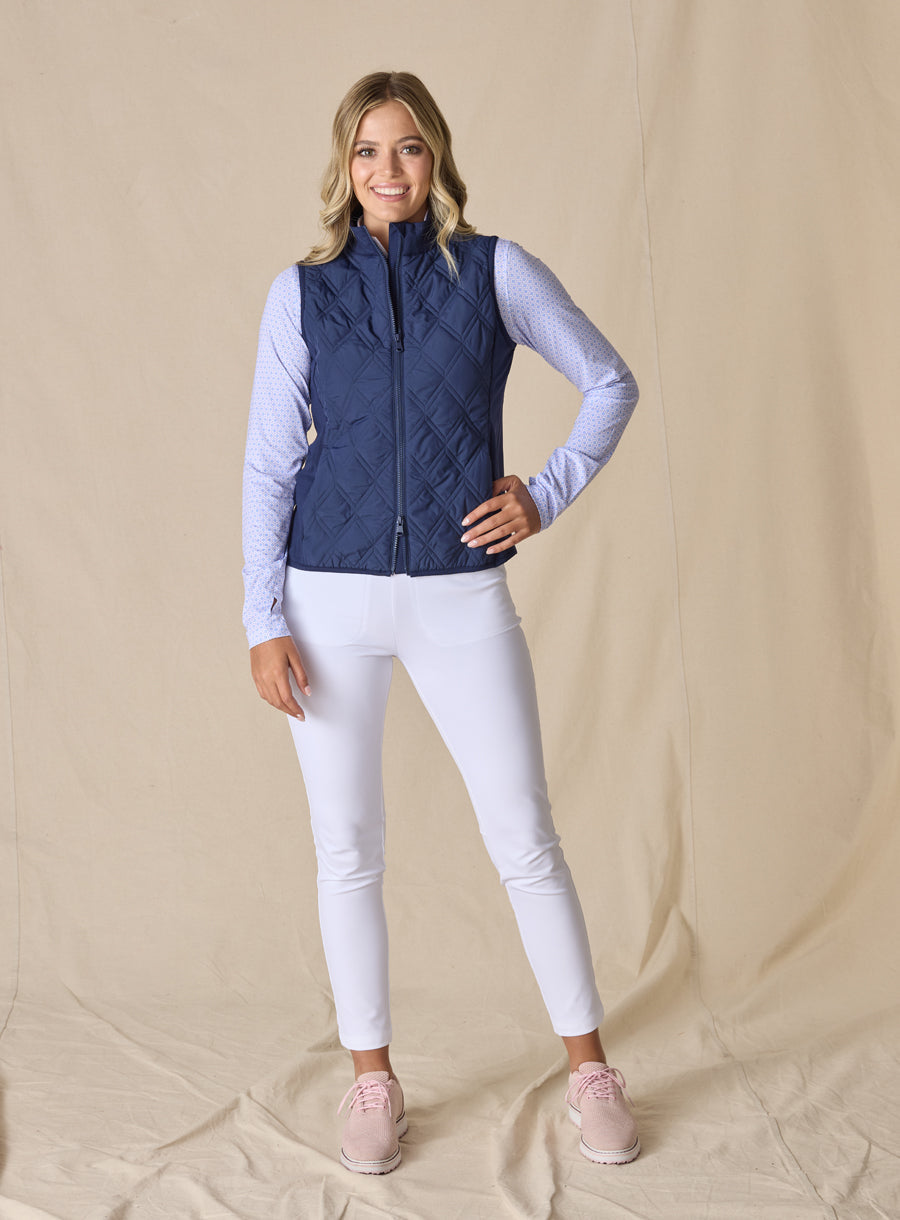 Straight Down Hestia Vest - New Indigo
