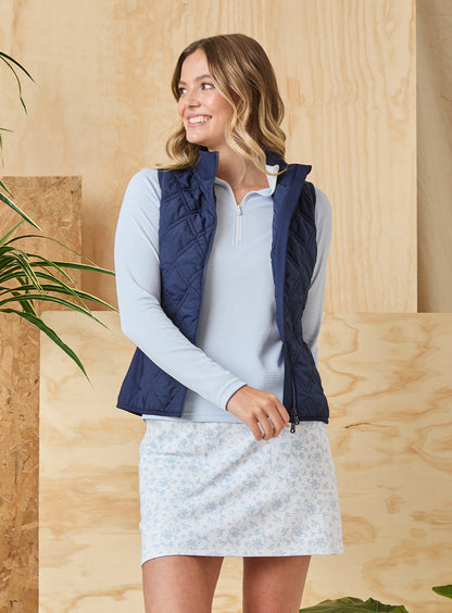 Straight Down Hestia Vest - New Indigo