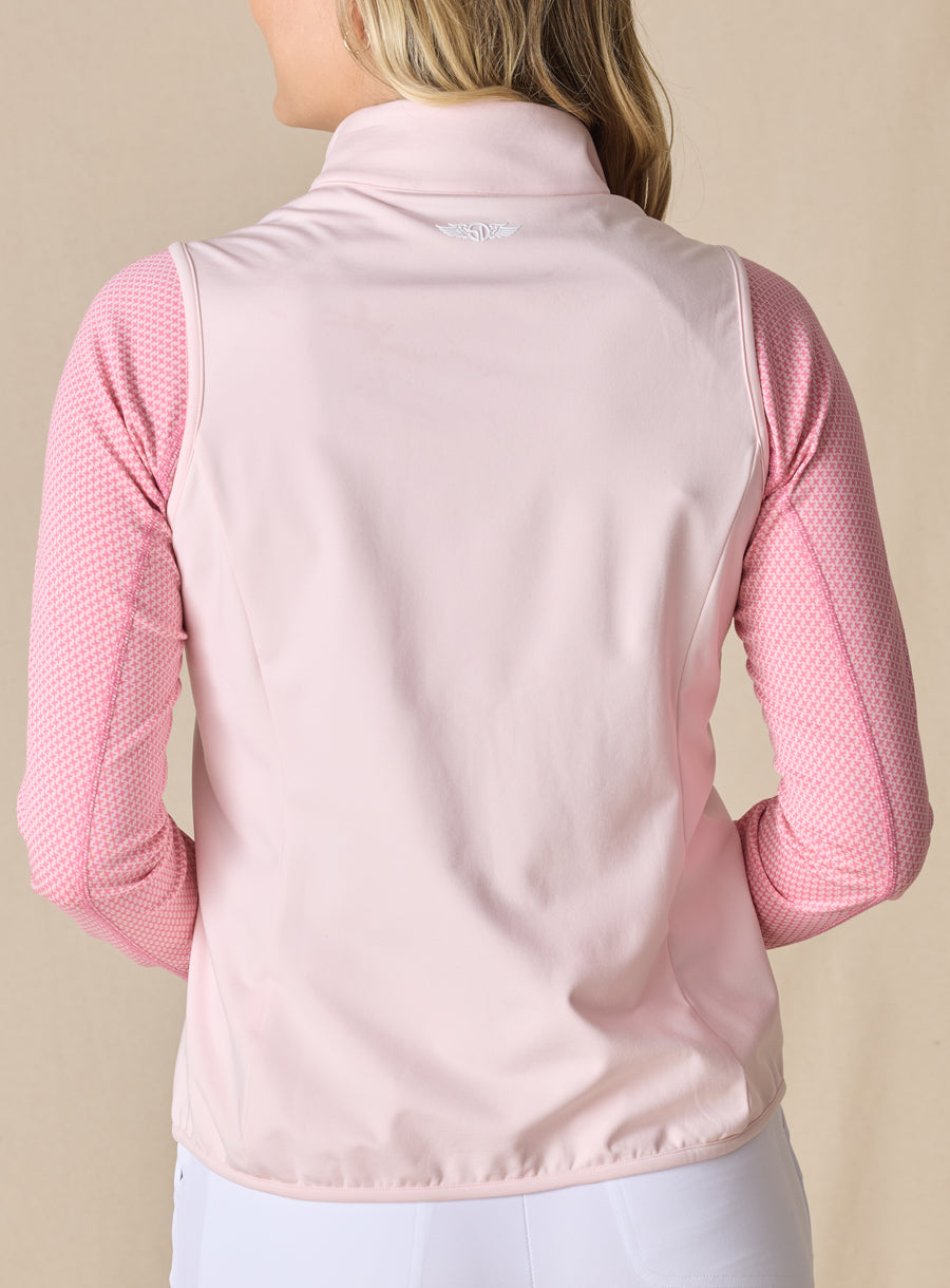 Straight Down Hestia Vest - Soft Pink