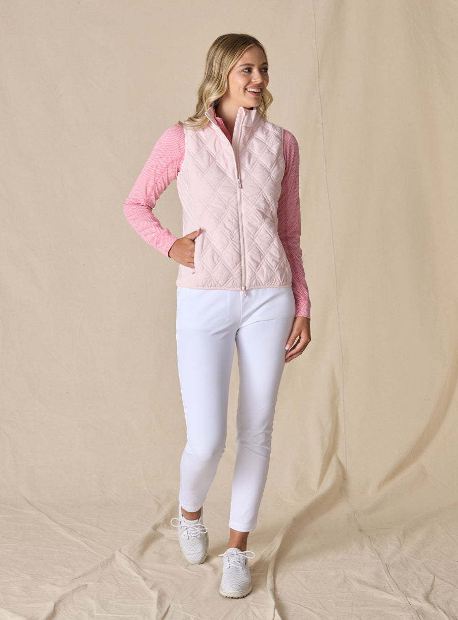 Straight Down Hestia Vest - Soft Pink