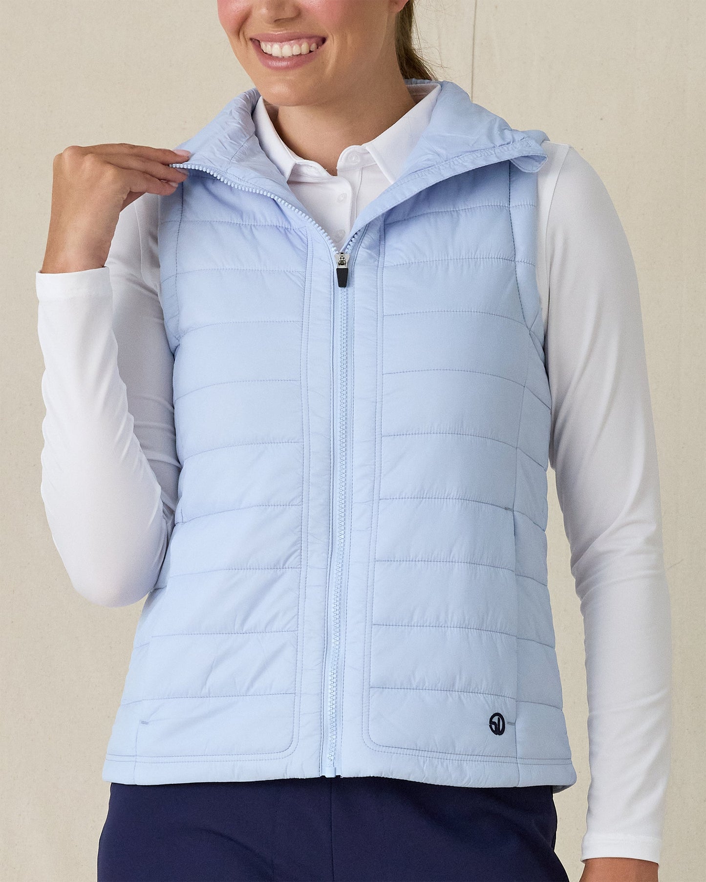 Straight Down Cloud Vest - Powder