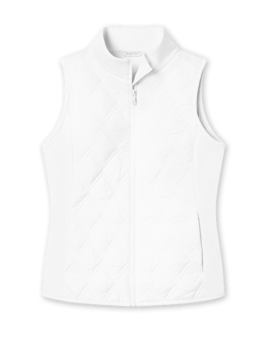 Straight Down Hestia Vest - White