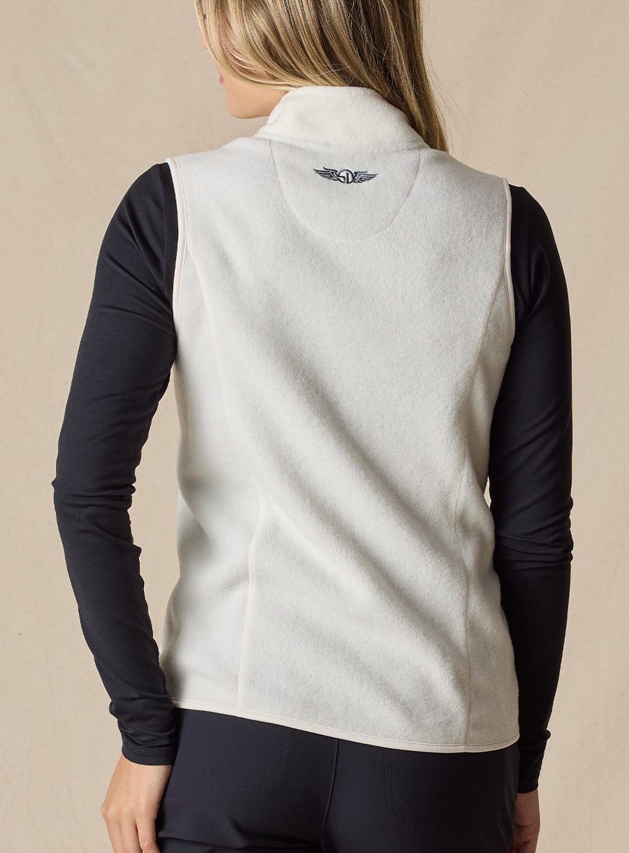 Straight Down Lucia Vest - Cream