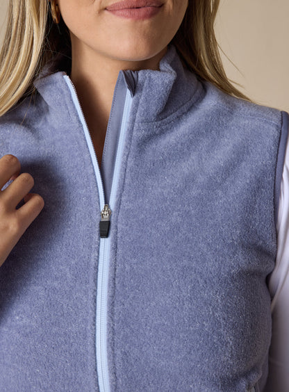 Straight Down Lucia Vest - Bluestone