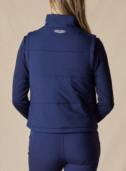Straight Down Sandy Vest - New Indigo